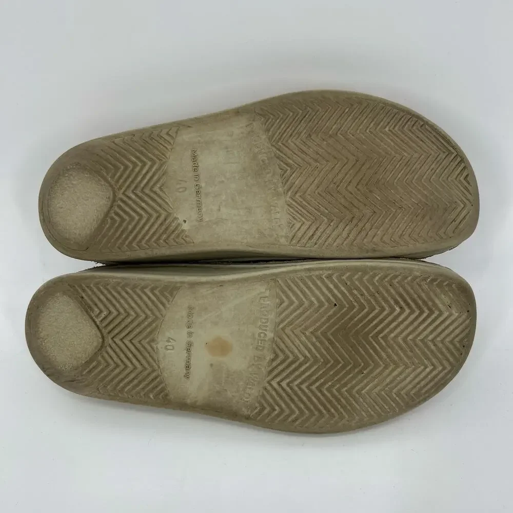 Finn Comfort Sylt Sandal EU 40 US 9 Rock Tan Leather Strappy Fisherman Germany